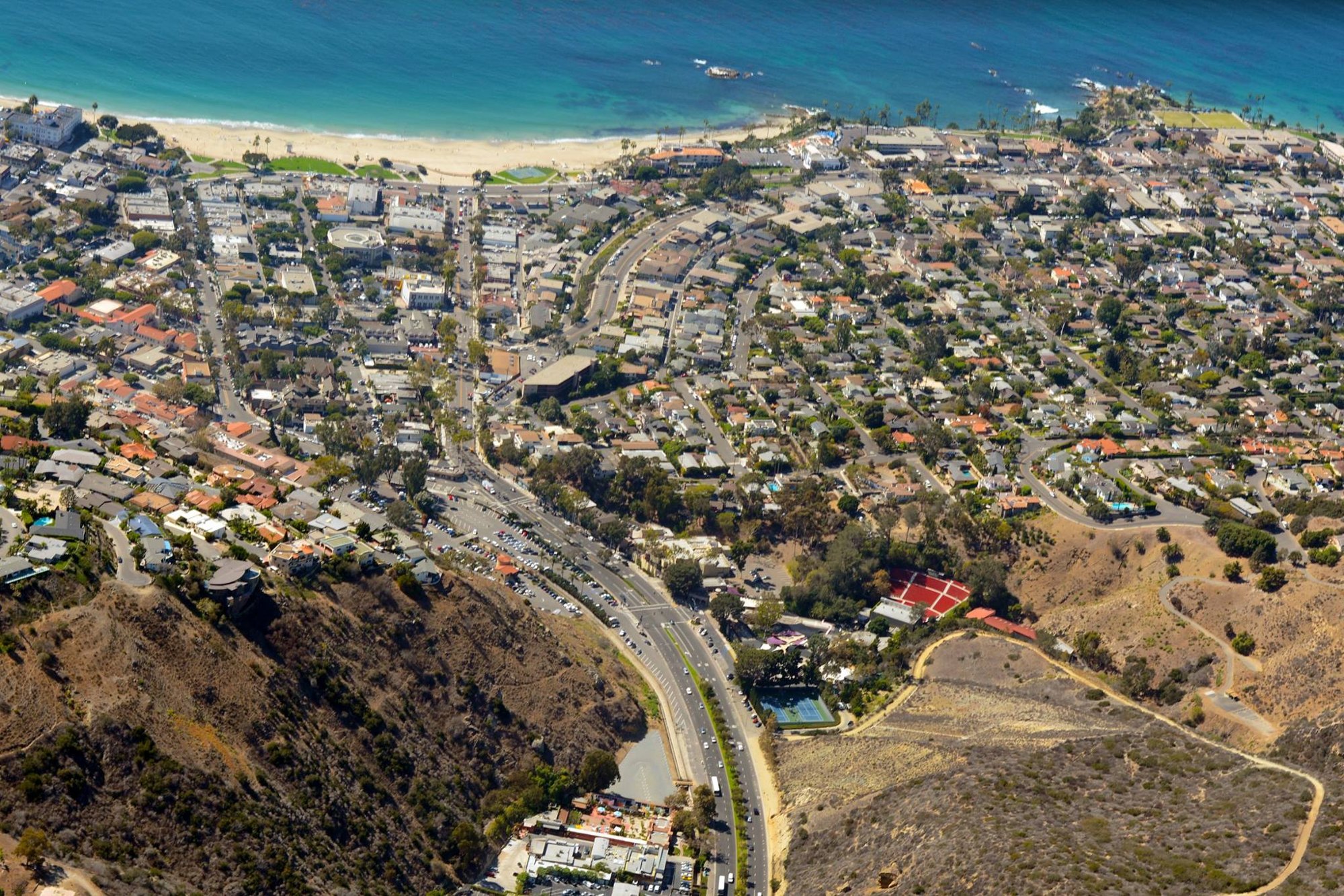 Main Beach and the Laguna Beach coast